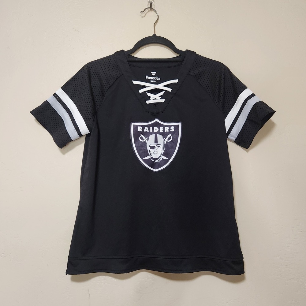 Fanatics Raiders Jersey Shirt Womens Size M